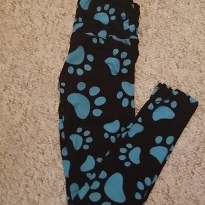 Dog paw leggings